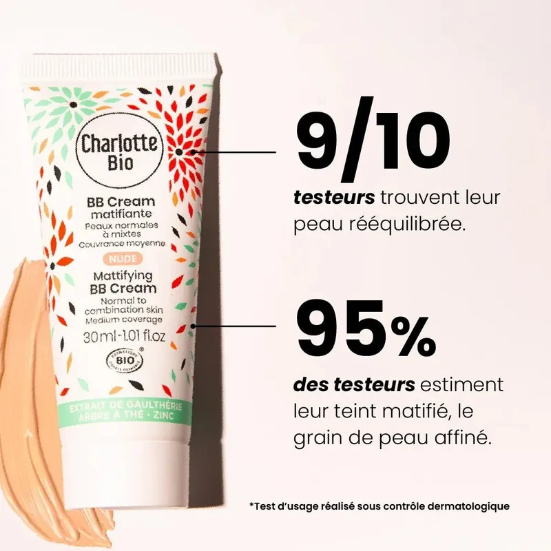 BB crème bio matifiante