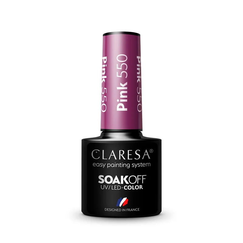 Claresa | Vernis semi-permanent Rose n°550 - 5ml