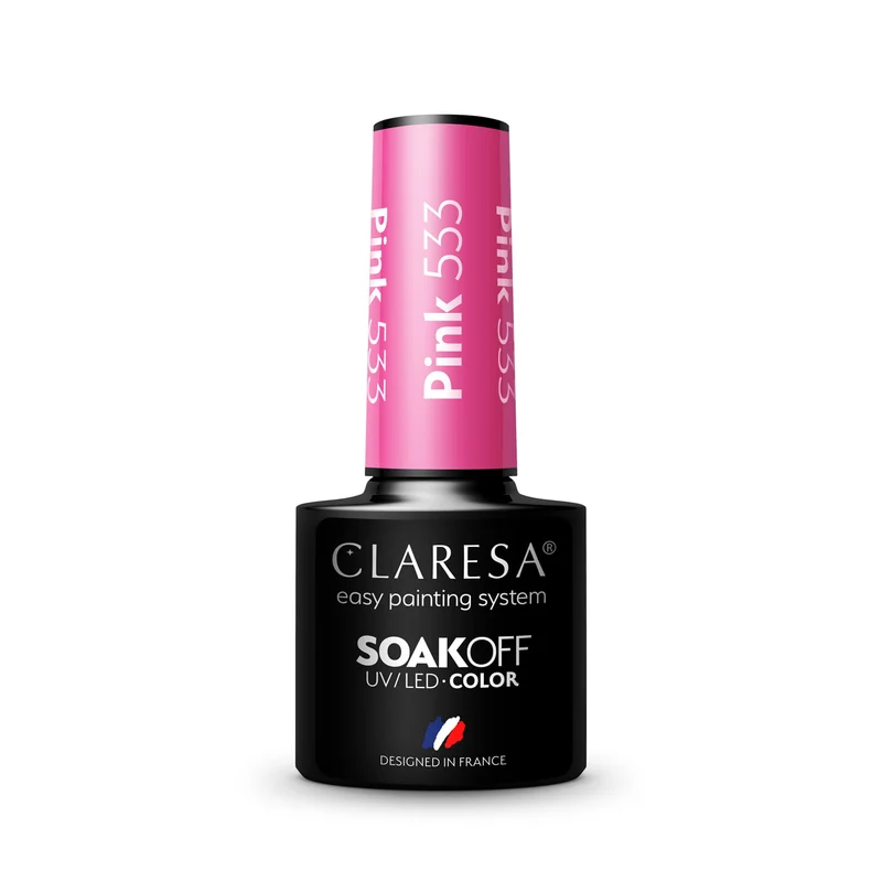 Claresa | Vernis semi-permanent Rose n°533 - 5ml