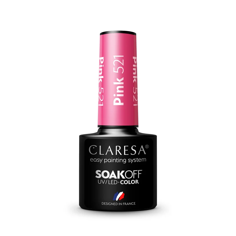 Claresa | Vernis semi-permanent Rose n°521 - 5ml