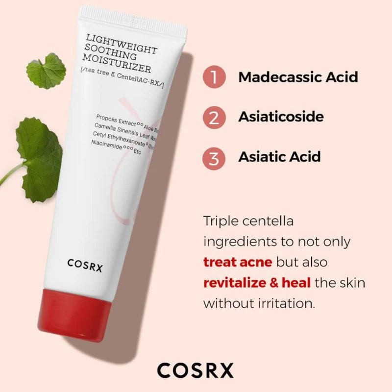 COSRX AC Collection Lightweight Soothing Moisturizer 80ml