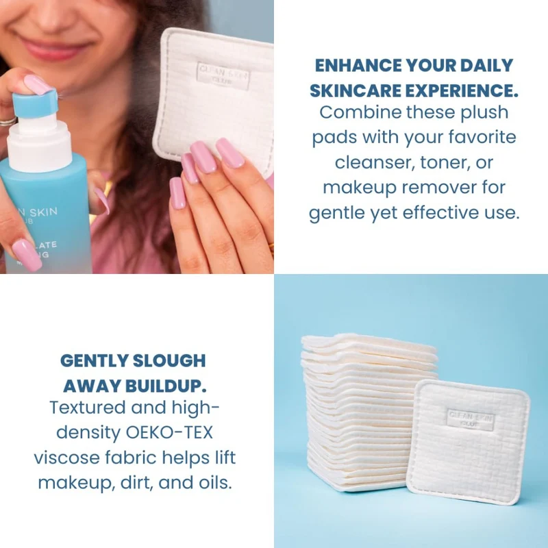 Clean Skin Club Clean² Face Pads 60 count