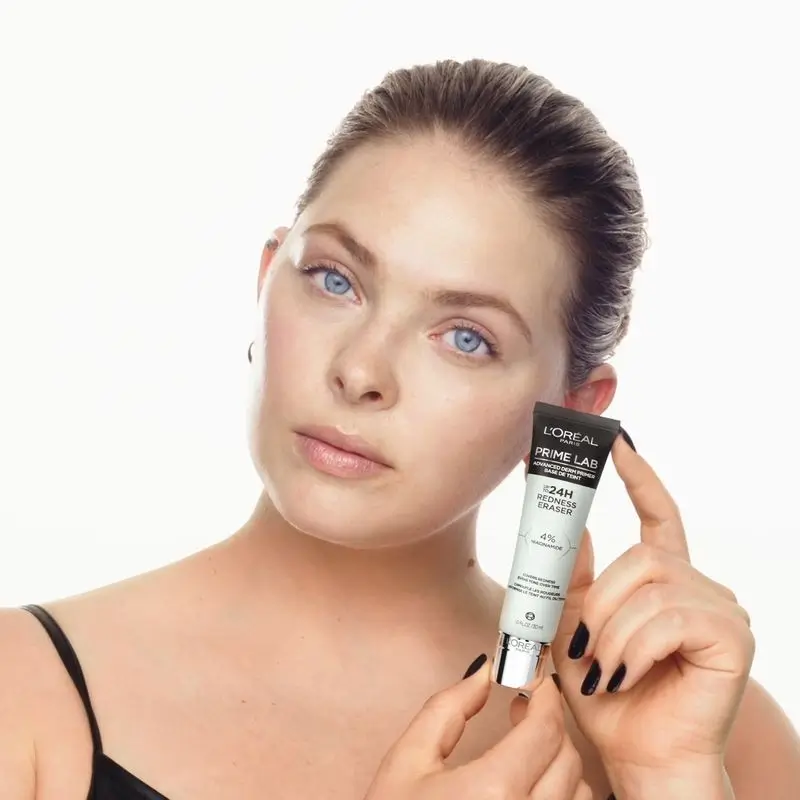 L'Oréal Paris Prime Lab Anti-Redness, Correcteur de Rougeurs 24H avec Niacinamide