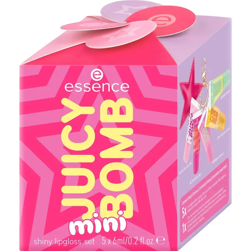 Coffret Essence Mini Gloss Juicy Bomb 01, 30 ml