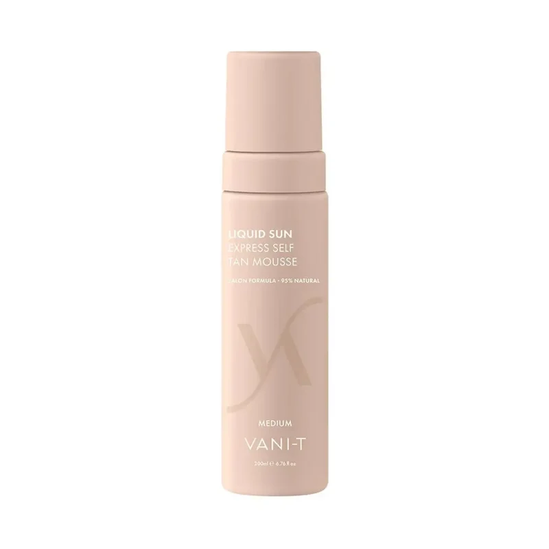 Vani-T Liquid Sun Express Self Tan Mousse 200ml - Medium