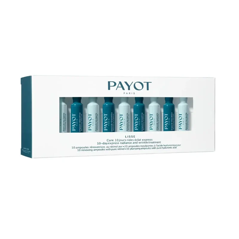 Payot Lisse Cure 10-Day Hyaluronic Acid & Retinol Cure 20 x Ampoules