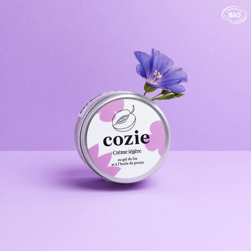 Crème légère au gel de lin et à l’huile de prune
