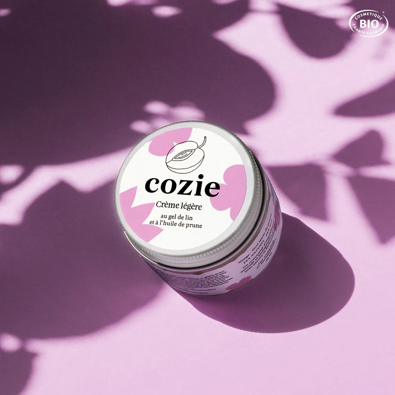 Crème légère au gel de lin et à l’huile de prune