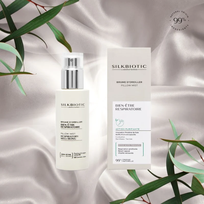 SILKBIOTIC Brume d'oreiller Bien-être respiratoire - 50 ml
