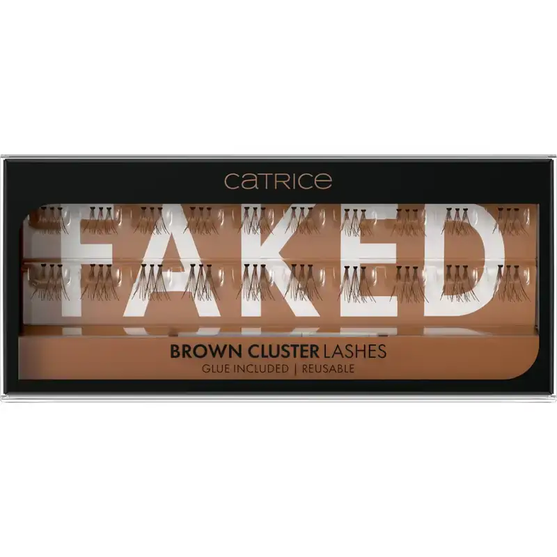 Catrice, faux cils « Faked Brown Cluster », 20 pièces