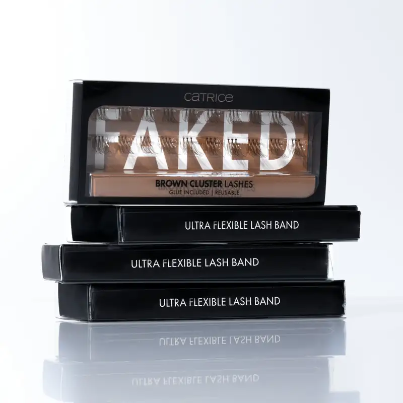 Catrice, faux cils « Faked Brown Cluster », 20 pièces
