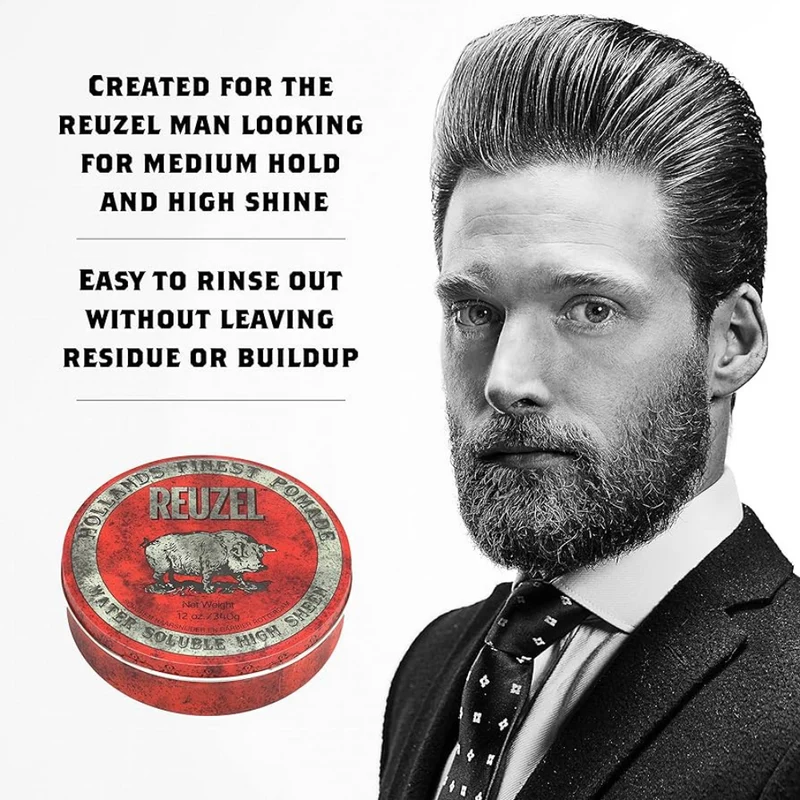 Reuzel Red Pomade - Medium Hold High Sheen
