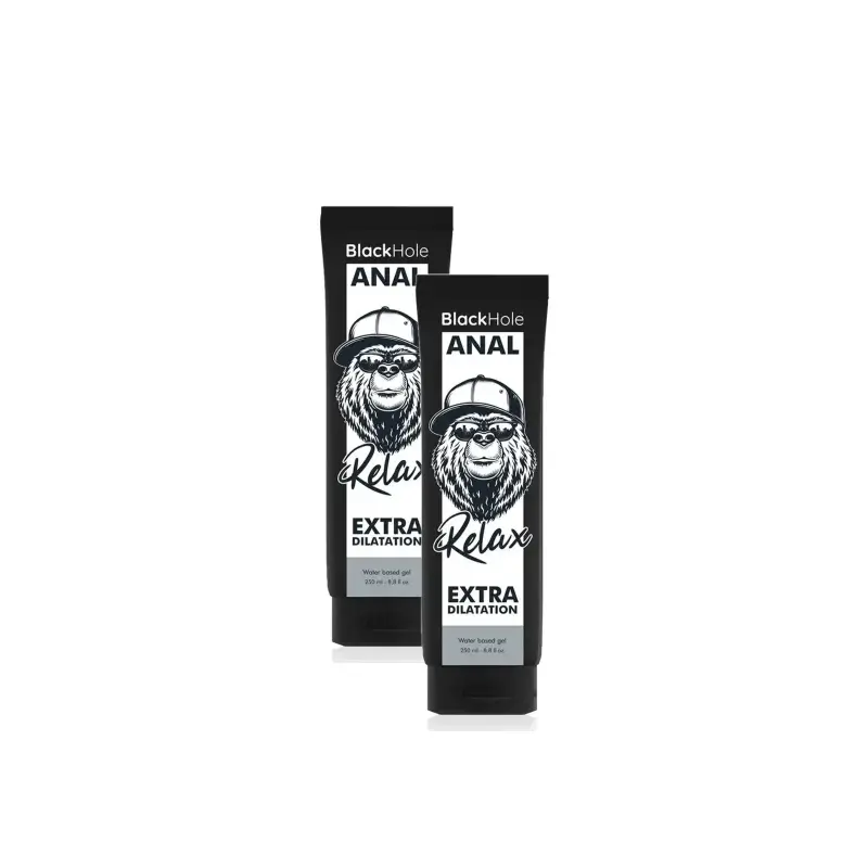 Gel relaxant anal Black Hole 250 ml, lot de 2