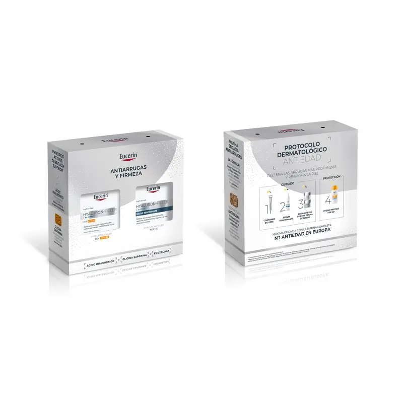Eucerin Pack Anti-Age Hyaluron-Filler Crème de Jour Fps 30 50Ml + Crème de Nuit 50Ml