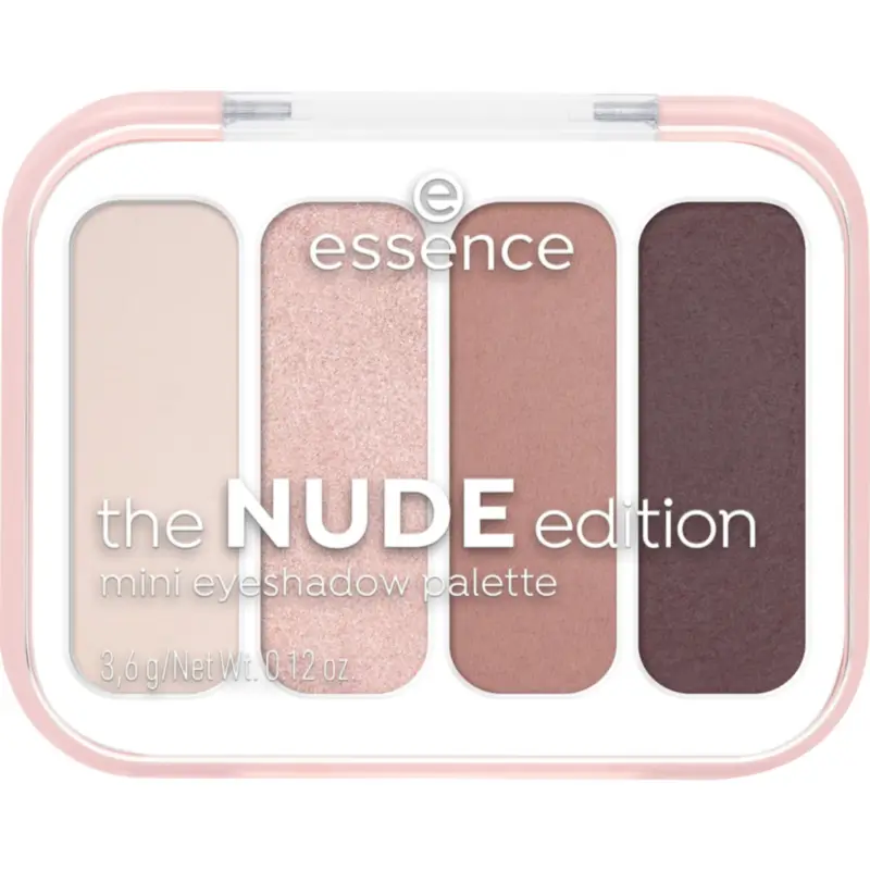 Mini-palette d'ombres à paupières Essence « The Nude Edition », 3,6 g
