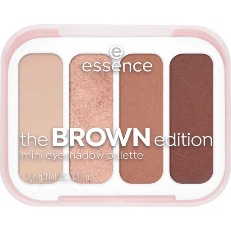 Mini-palette d'ombres à paupières Essence « The Brown Edition », 3,6 g