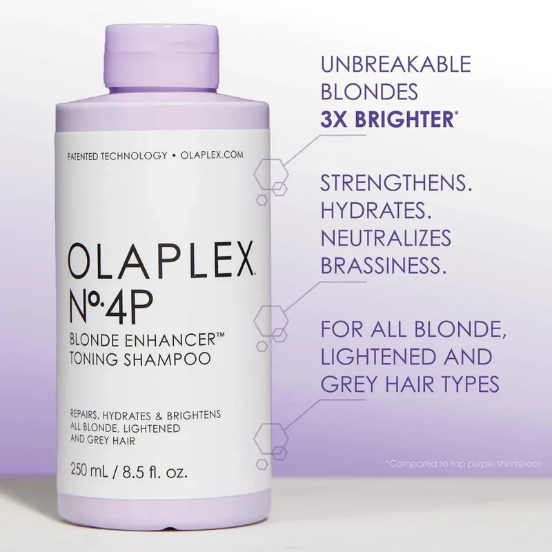 Olaplex No.4P Blond Enhancer Shampooing Tonifiant 250ml