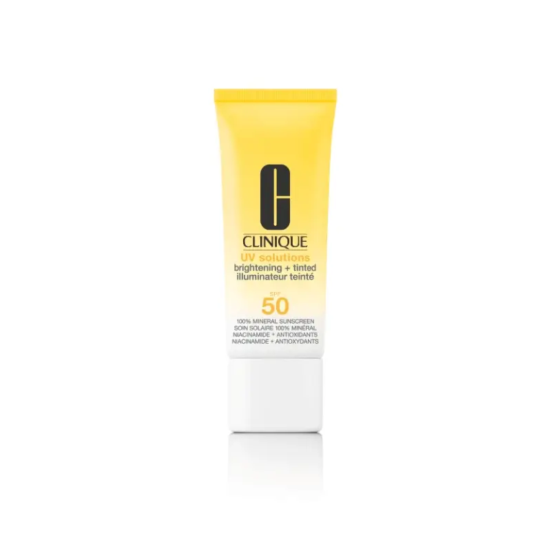 Clinique Uv Solutions : écran solaire illuminant avec couleur Spf 50 teinte moyenne, 40 ml
