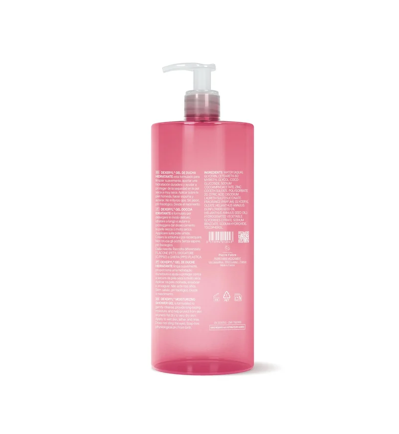 Gel douche hydratant Dexeryl, 500 ml