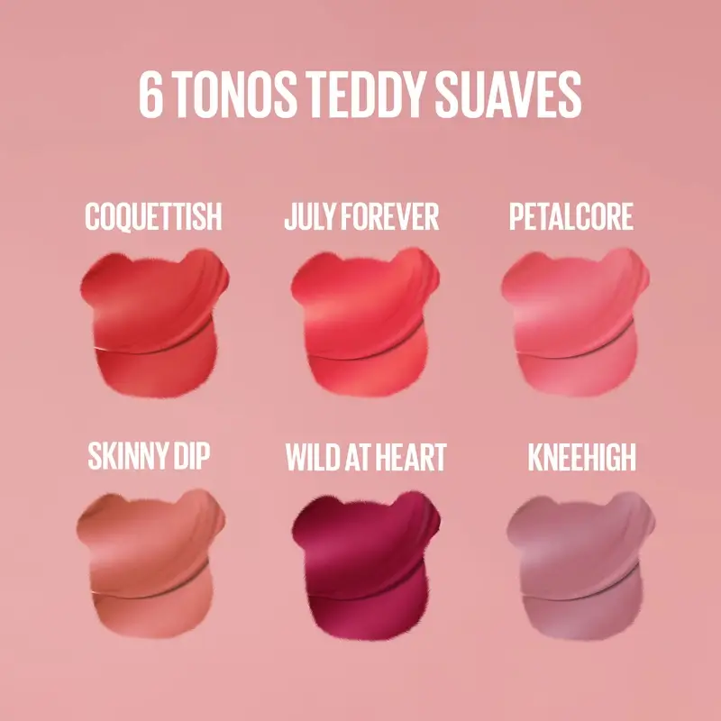 Maybelline New York Super Stay Teddy Tint Rouge à lèvres mat, teinte 30 Coquettish, 5 ml