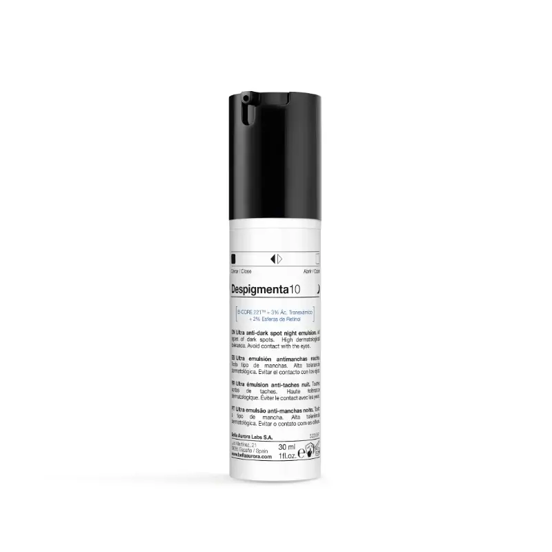 Bella Aurora Despigmenta10 - Emulsion de nuit au rétinol ultra-anti-imperfections