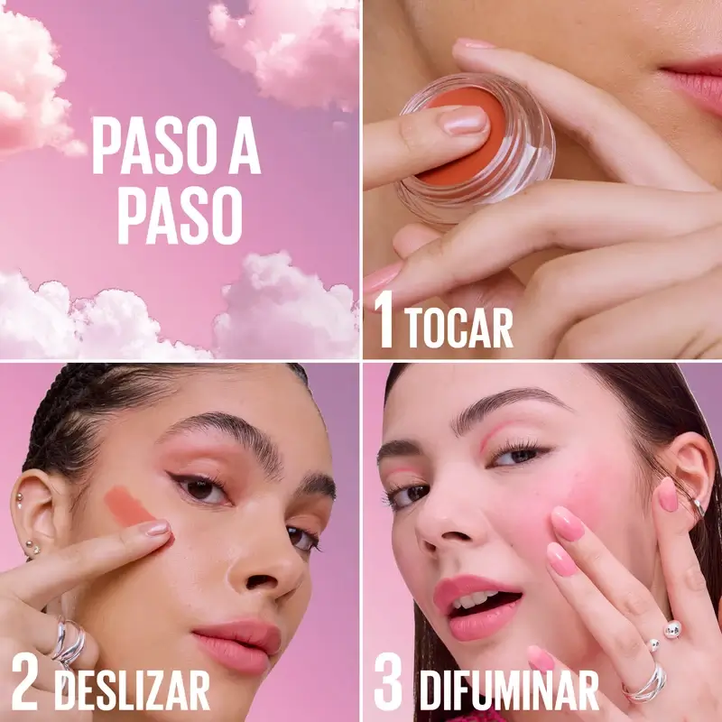 Maybelline New York Cloudtopia Blush liquide mat, teinte 65 Plum Cloud, 4,75 ml