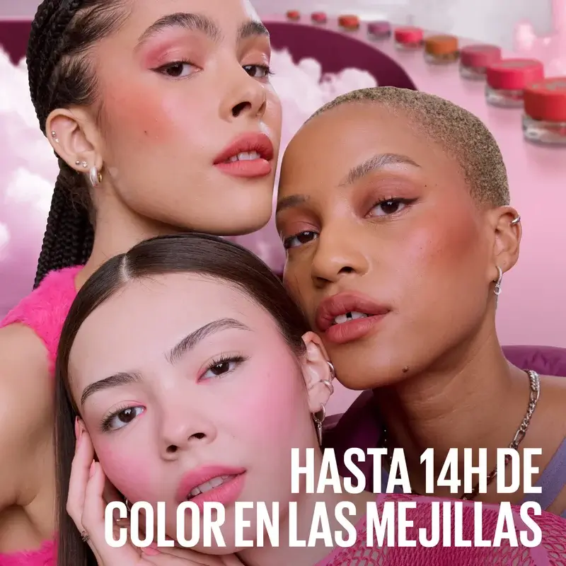 Maybelline New York Cloudtopia Blush liquide mat, teinte 80 Dusk, 4,75 ml