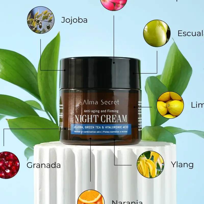 Alma Secret Anti-Age Night Repair Jojoba, Green Tea & Hyaluronic