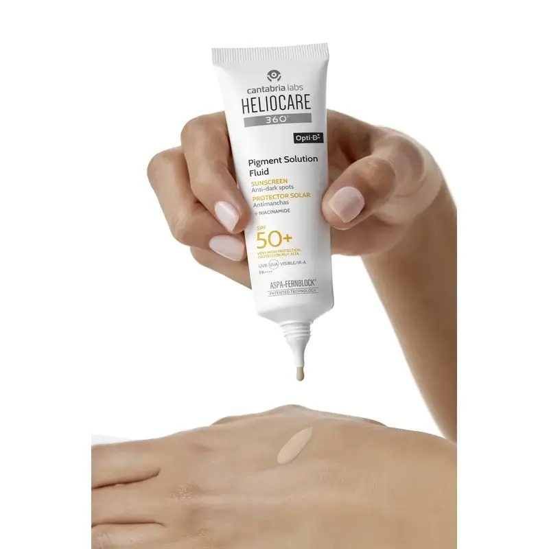Heliocare 360º Pigment Solution Solaire et Visage SPF50+, 2 x 50 ml