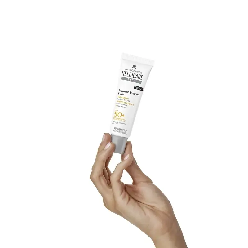 Heliocare 360º Pigment Solution Solaire et Visage SPF50+, 2 x 50 ml