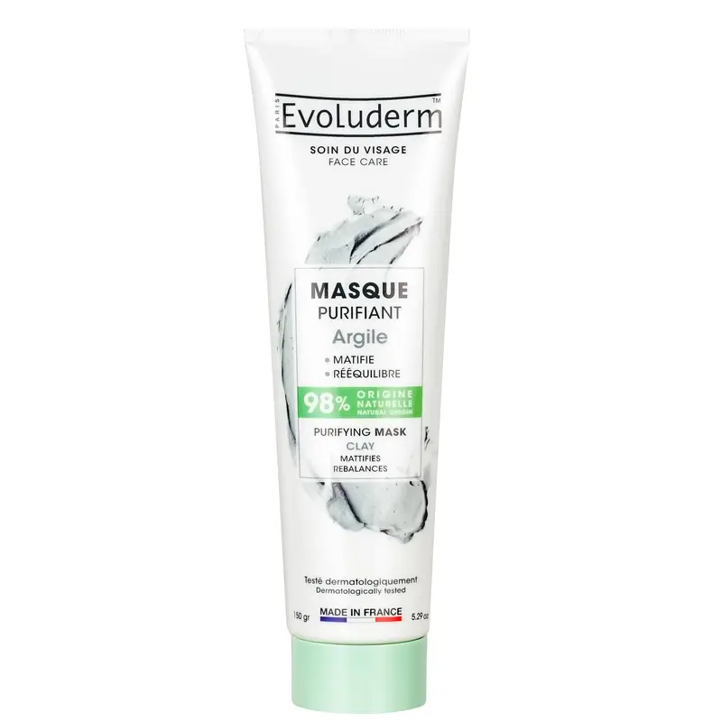Evoluderm Masque purifiant à l'argile, 150 g