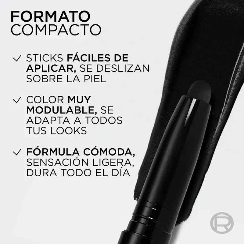 L'Oreal Paris Paradise Les Shadow Sticks Smokey Creamy Blendable Eyeshadow Midnight Noir