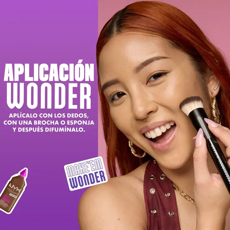 Nyx Cosmetics Make Em Wonder Fdt True Beige, 30 ml