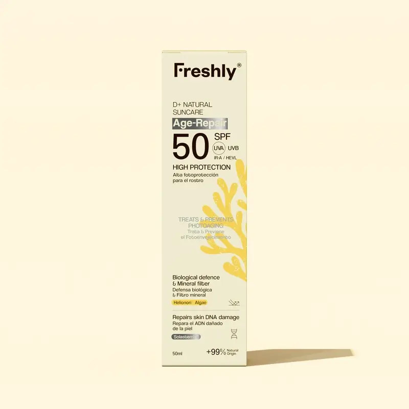 Freshly D+ Natural Suncare Age-Repair Spf50, 50 ml