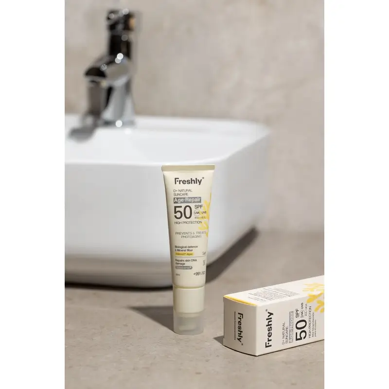 Freshly D+ Natural Suncare Age-Repair Spf50, 50 ml