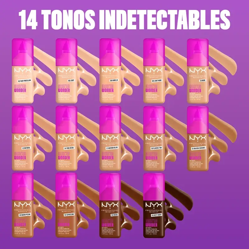 Nyx Cosmetics Make Em Wonder Fdt Fair Porcelain, 30 ml