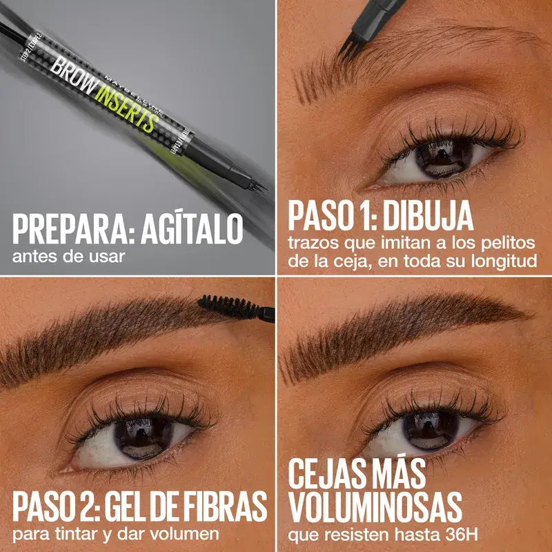 Maybelline New York Crayon à sourcils Brow Insert, brun cendré, 1,25 ml