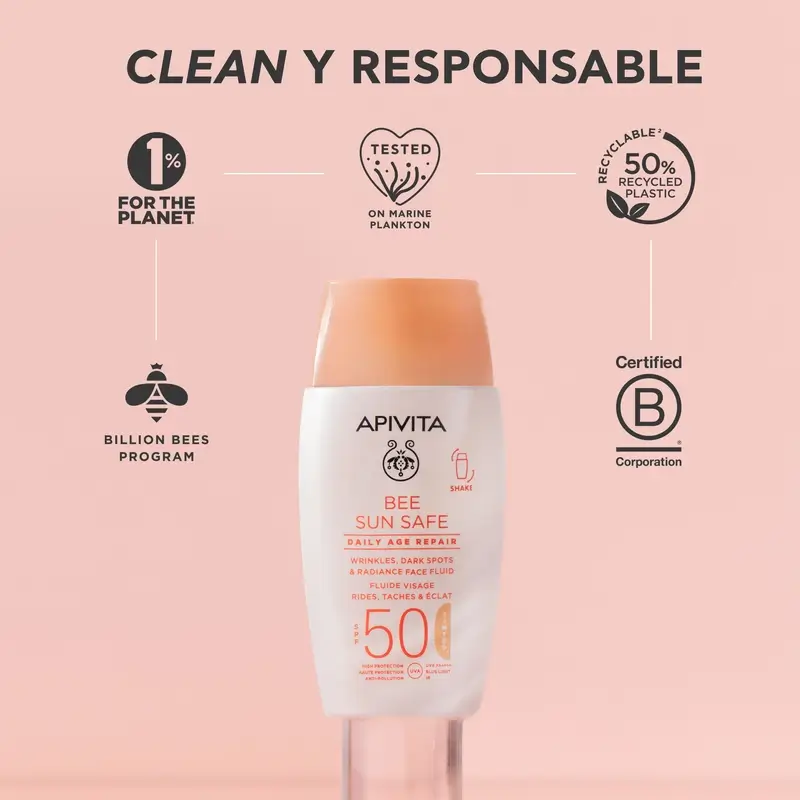 Apivita Apivita Daily Anti-Aging Repair With Colour Spf50, 50 ml