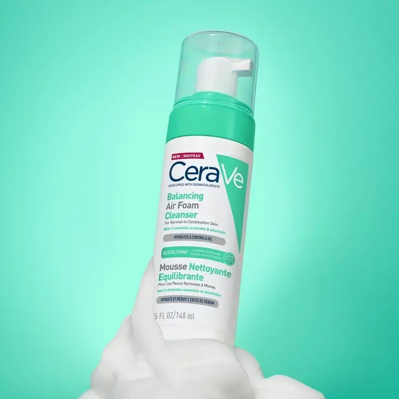 CeraVe Air Foam Rebalancing Cleanser, Pack 2 x 148 ml