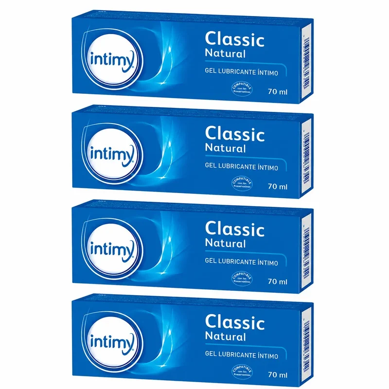 Urgo Intimy Classic Gel lubrifiant naturel 70 ml, lot de 4