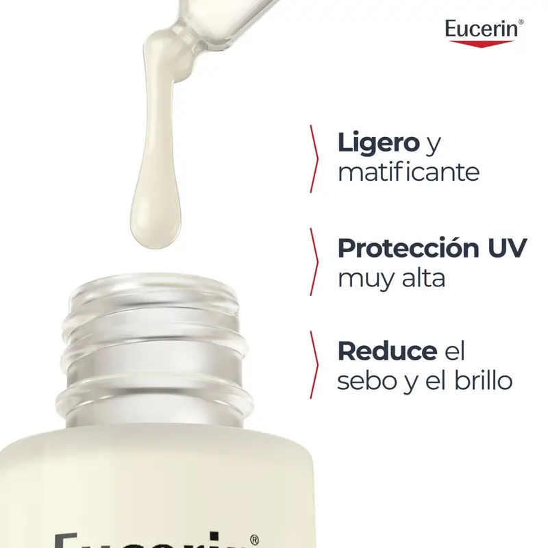 Eucerin Sun Face Oil Control Uv Serum Spf50+ , 30 ml