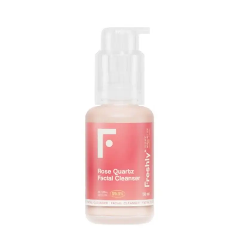 Freshly Rose Quartz Facial Cleanser, Travel Size 50ml