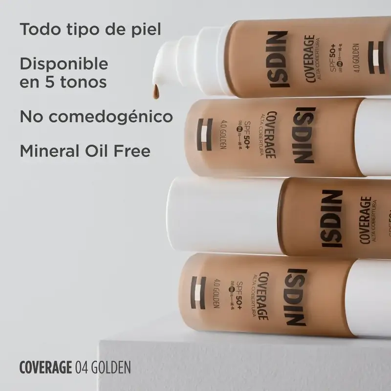 Isdin Coverage 4.0 Golden Spf50+, 30 gr