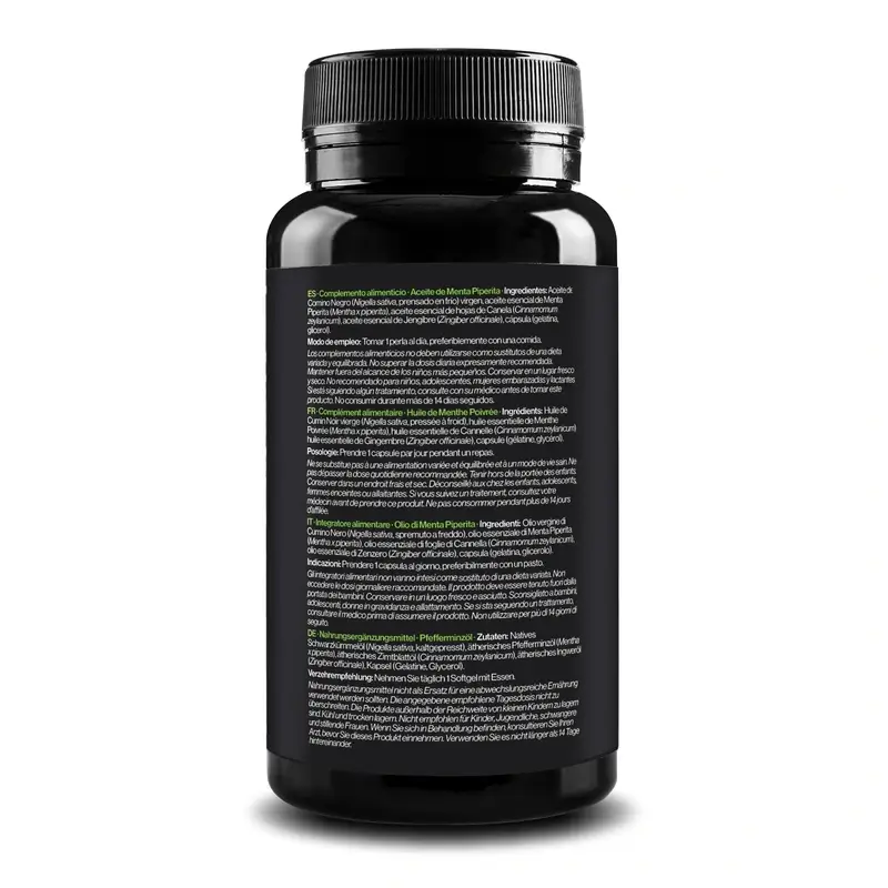 Zenement Huile de Menthe Poivrée Piperita, 120 softgels