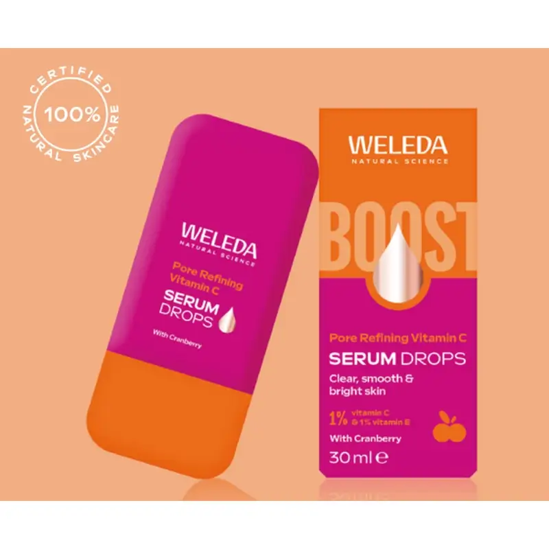 Weleda Sérum Perfecteur Booster Gouttes avec Vitamines , 30 ml