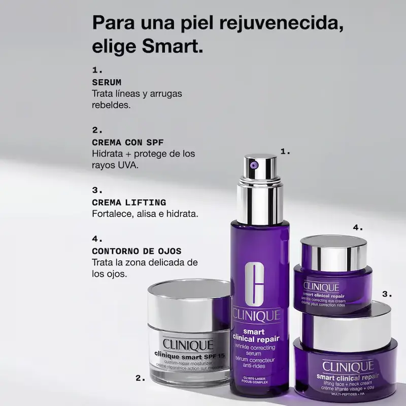 Clinique Smart Clinical Repair Firming + Lifting pour le visage et le cou, 75 ml