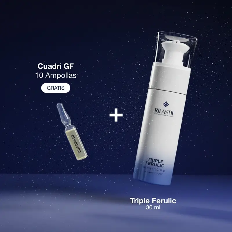 Rilastil Radiance Christmas Pack, 30 ml + 10 ampoules x 1,5 ml
