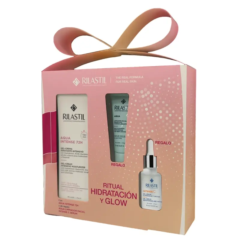 Rilastil Dermatological Glow Gift Set, 40 ml + 15 ml + 15 ml