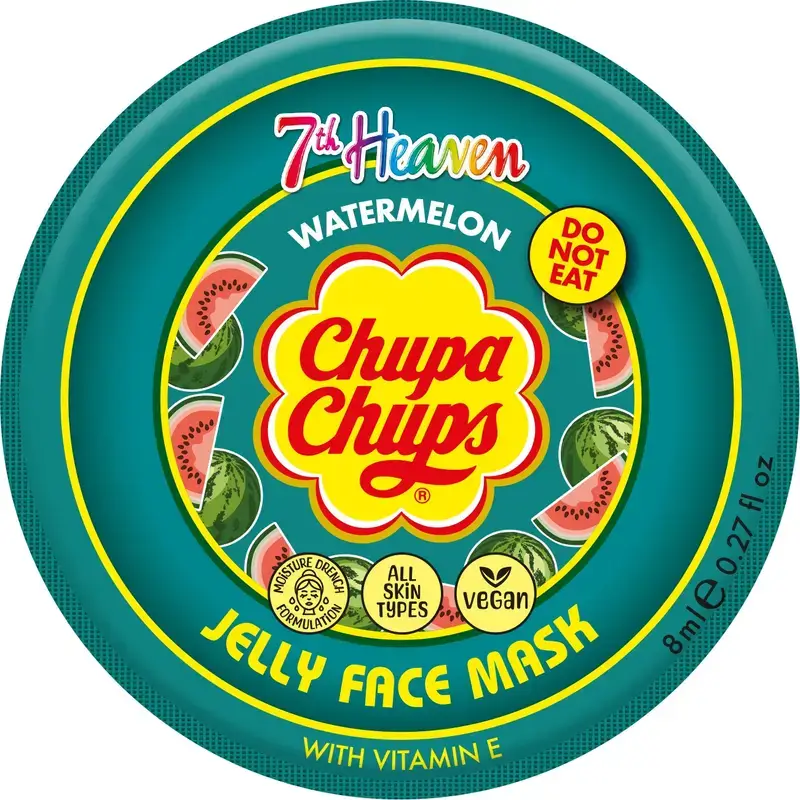 7 Heaven Jelly Chupa Chups Masque de gelée à la pastèque