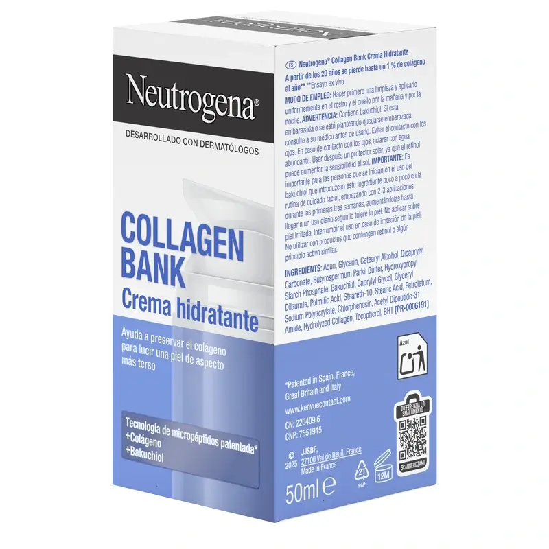 Neutrogena Collagen Bank Crème hydratante pour le visage, 50 ml